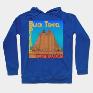 Black Tempel Pyrämid "Teotihuacán" Hoodie